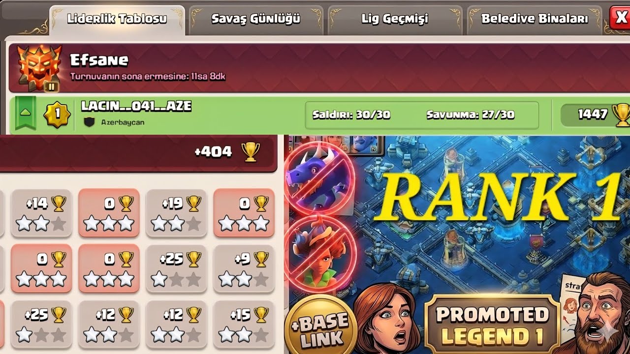 LEGEND 2👉LEGEND1 Rank 1 With 400+🏆 This TOXIC TH18 Ranked Base Layout !THIS BASE GOT ME TO LEGEND1 