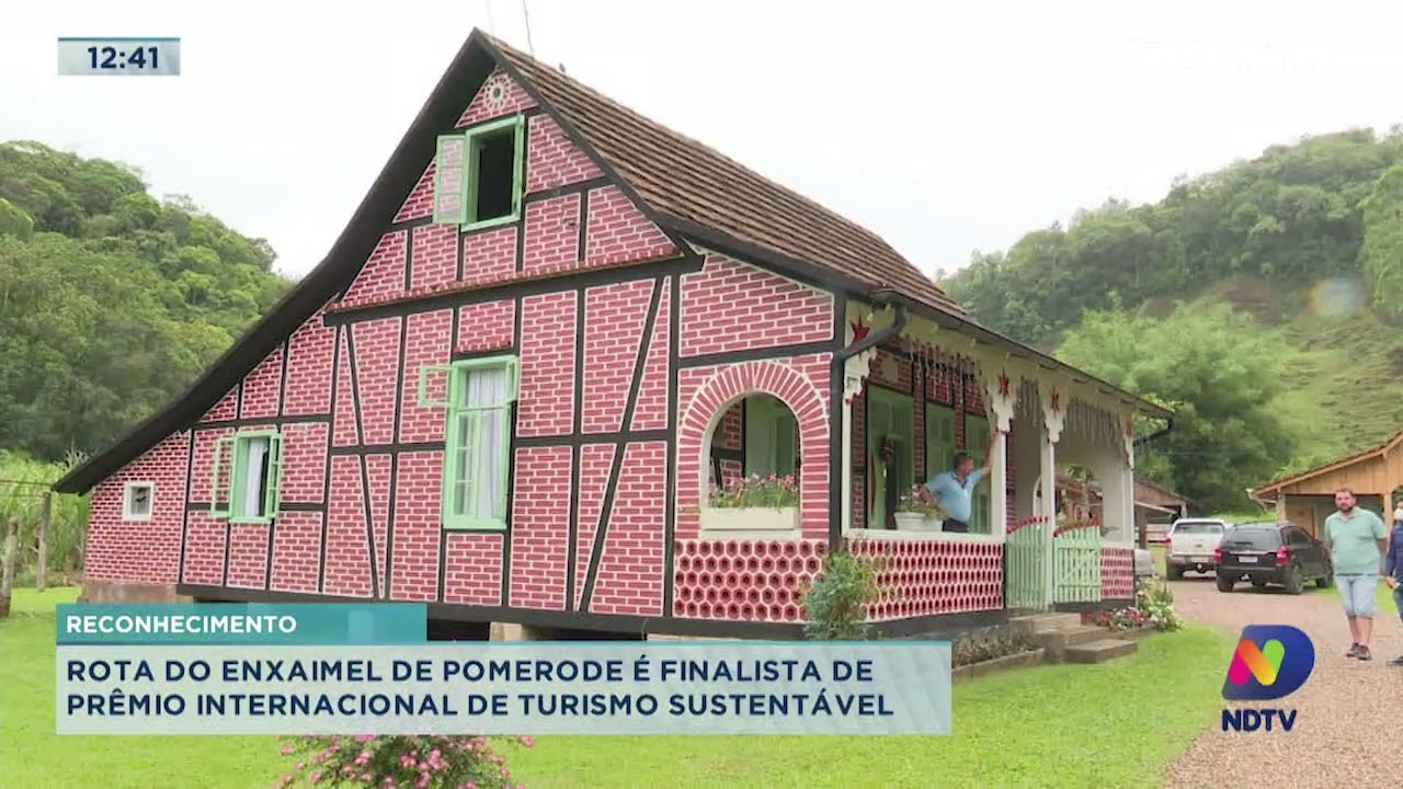 Rota do enxaimel de Pomerode &eacute; finalista de pr&ecirc;mio internacional