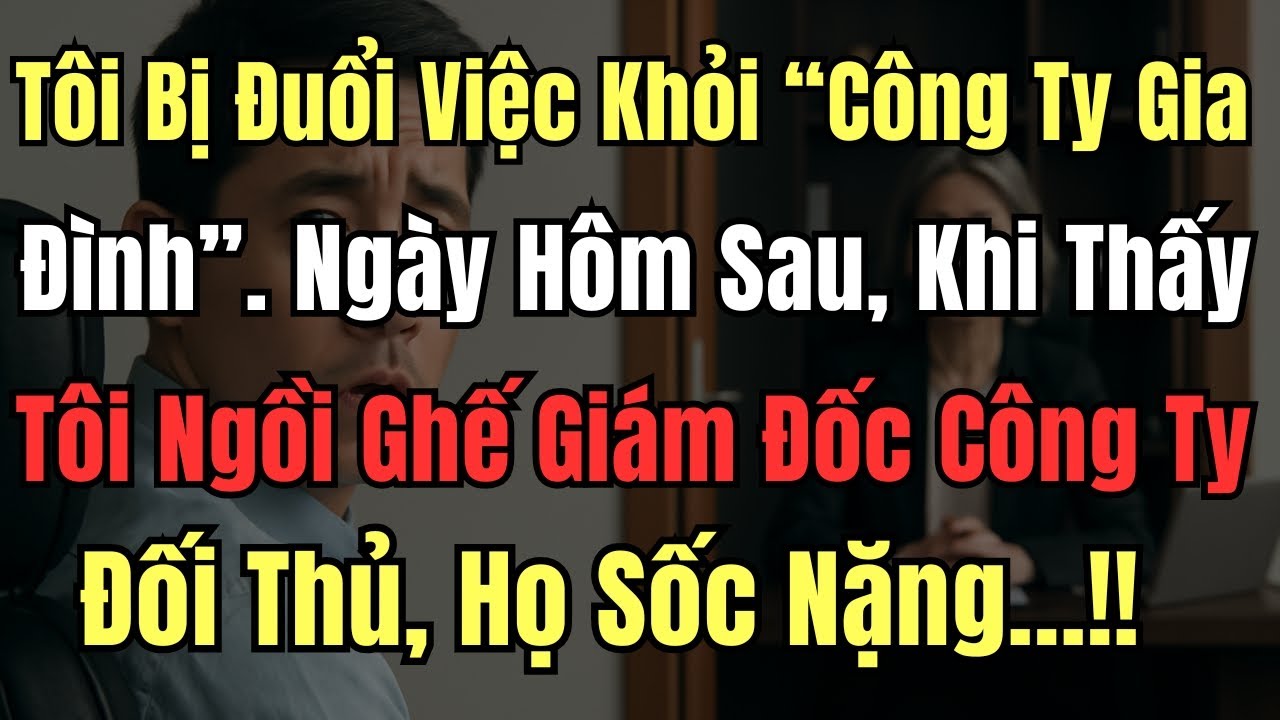 Tôi Bị Đuổi Việc Khỏi “Công Ty Gia Đình”. Ngày Hôm Sau, Khi Thấy Tôi Ngồi Ghế Giám Đốc Công Ty Đối T