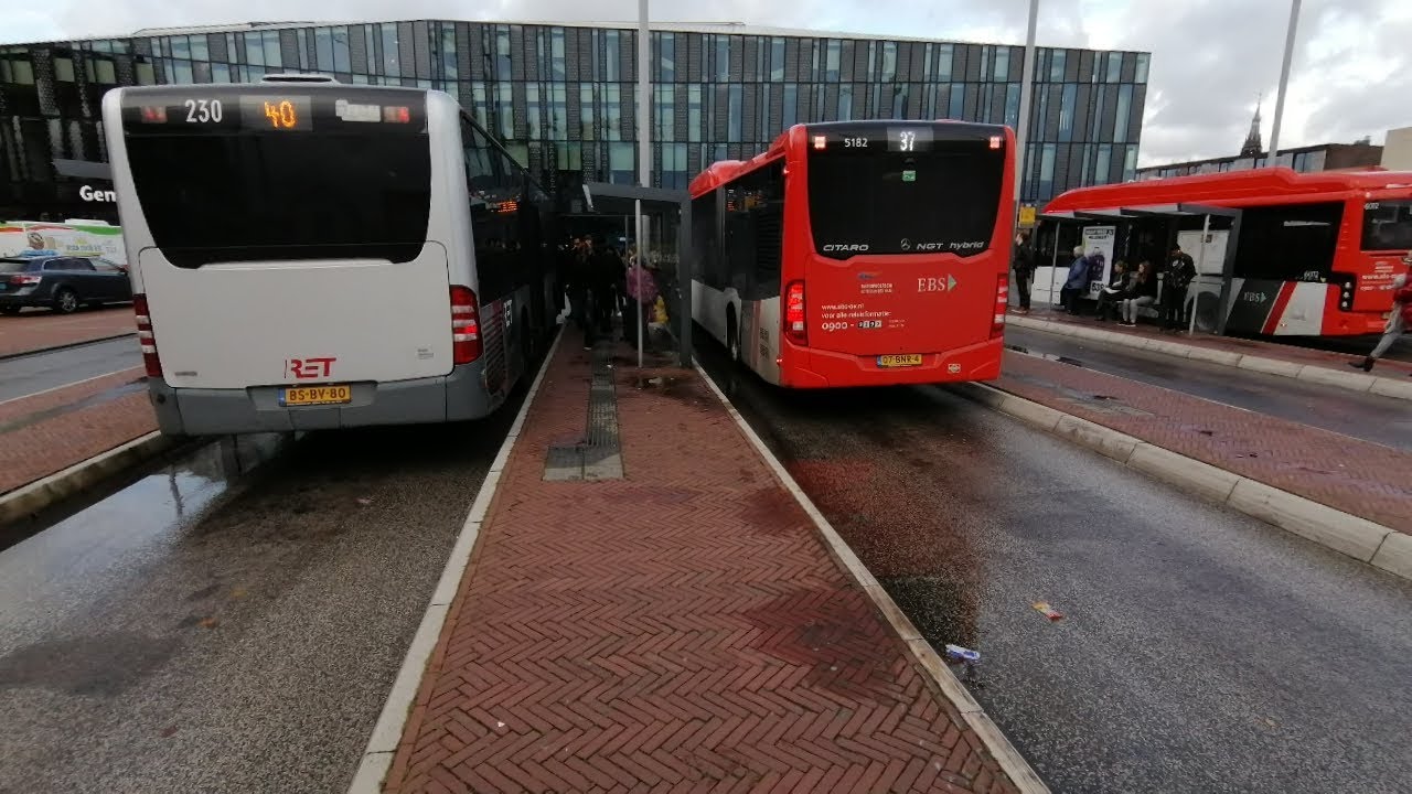 Het Nieuwe Bus en Trein vervoer in Delft 13-11-2019