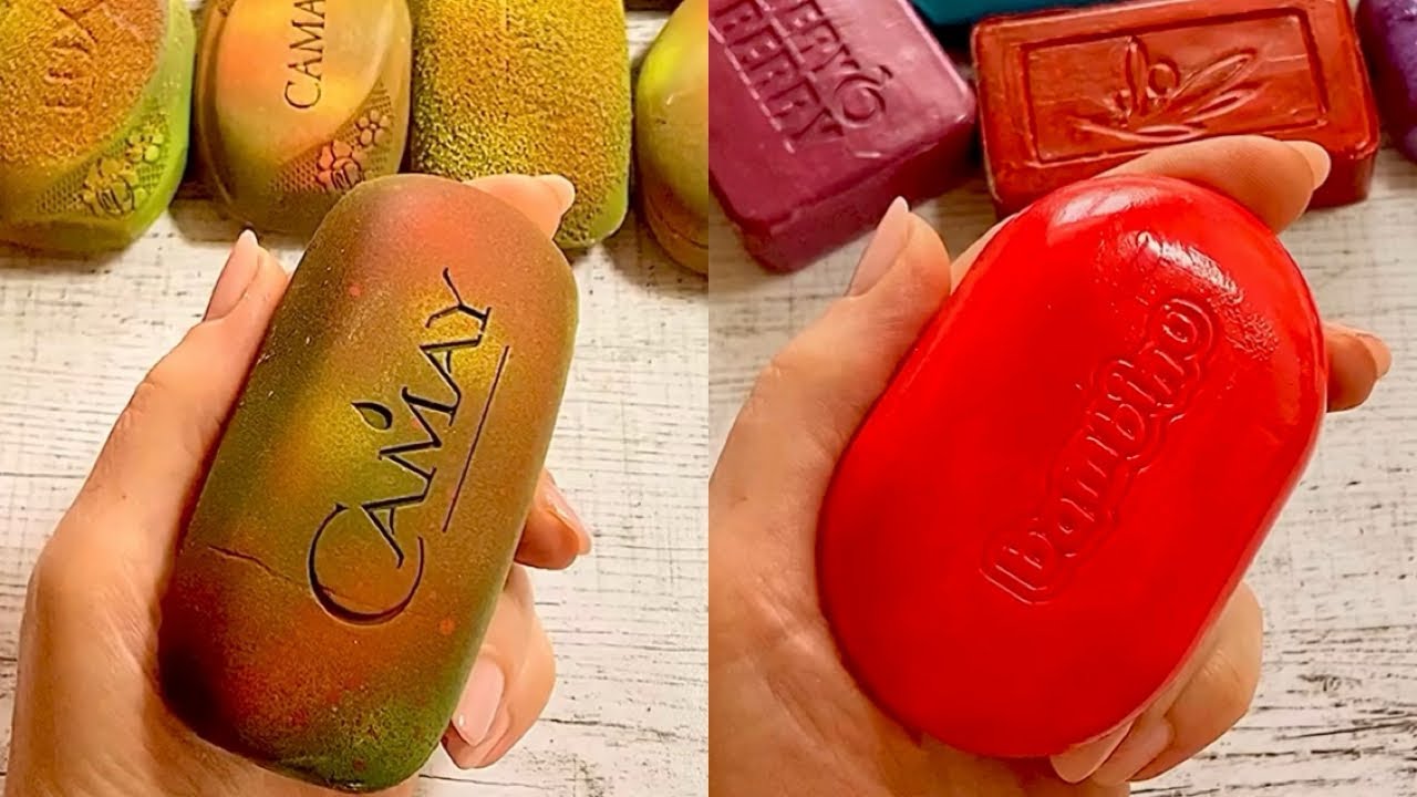 АСМР мыло ASMR soap cutting