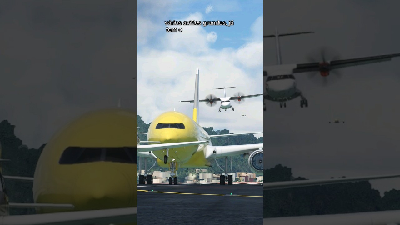 O Flight Simulator Online n&atilde;o &eacute; para amadores! #flightsimulator #fs2020 #avi&atilde;o #jogos #gameplay