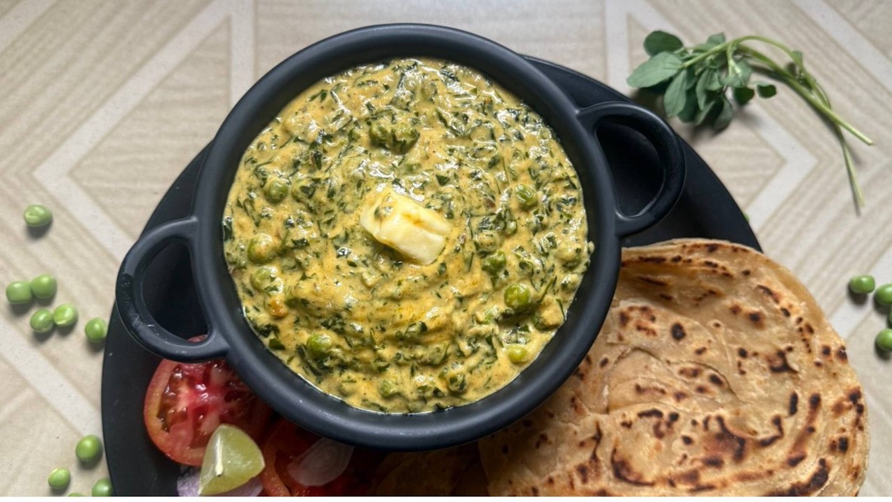 Spicy & Creamy Dhaba-Style Methi Matar Malai | मेथी मटर मलाई | CookWithSushma