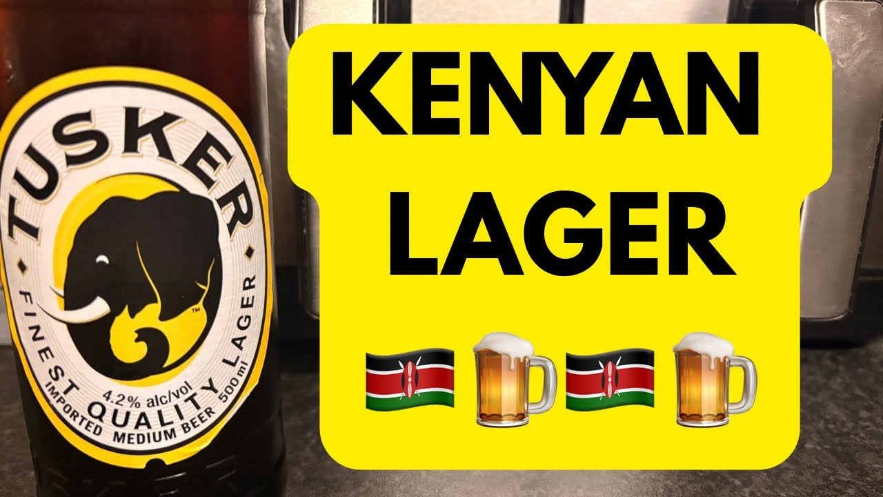 🇰🇪Tusker Finest Quality Lager Review 🍺 | Kenyan Beer Test | Beer Me Food Review
