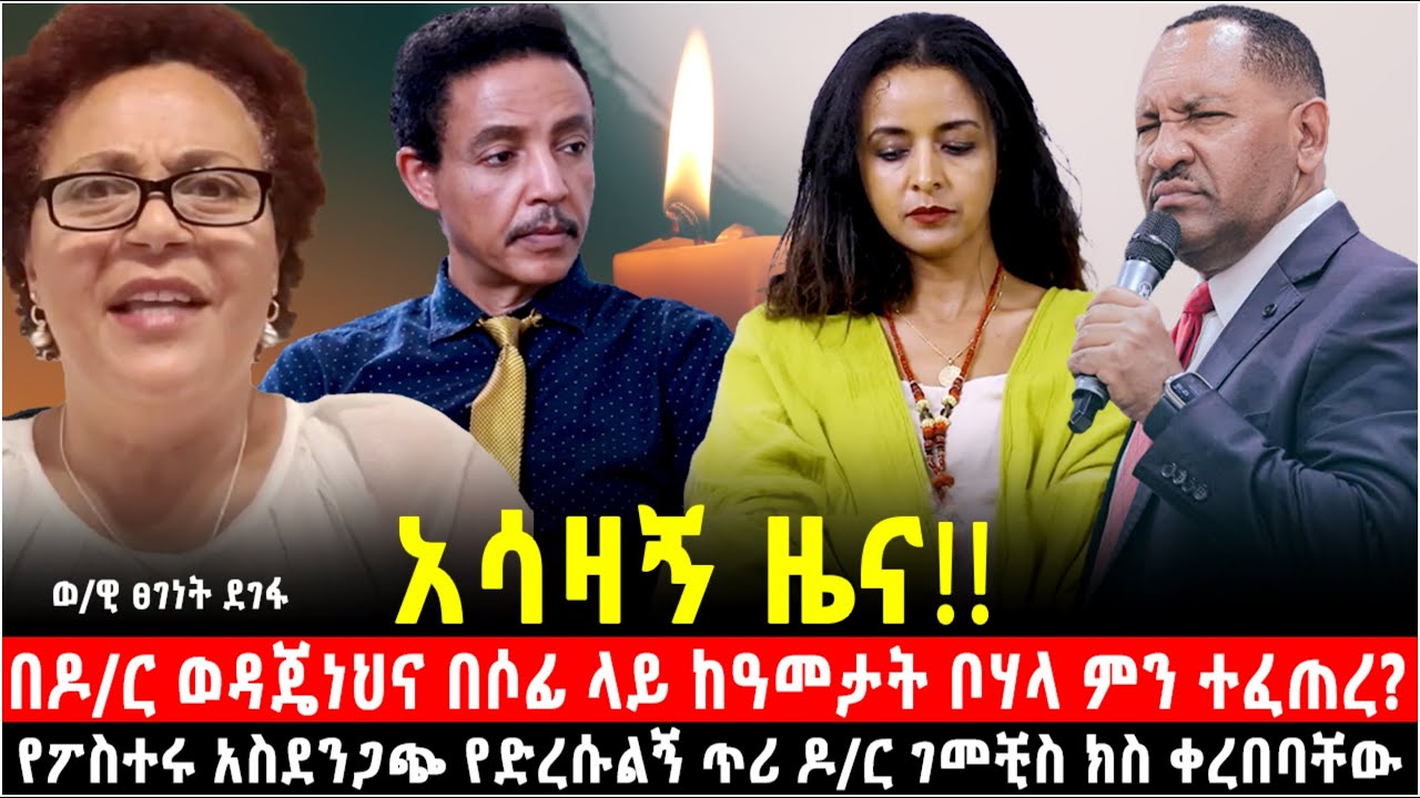 አሳዛኝ ዜና! በዶ/ር ወዳጄነህና በሶፊ ላይ ከዓመታት በኋላ ምን ተፈጠረ? አስቸኳይ መልክት በወ/ዊ ፀገነት የፖ/ሩ የድረሱልኝጥሪ ዶ/ር ገመቺስ ክስ ቀረበባቸው