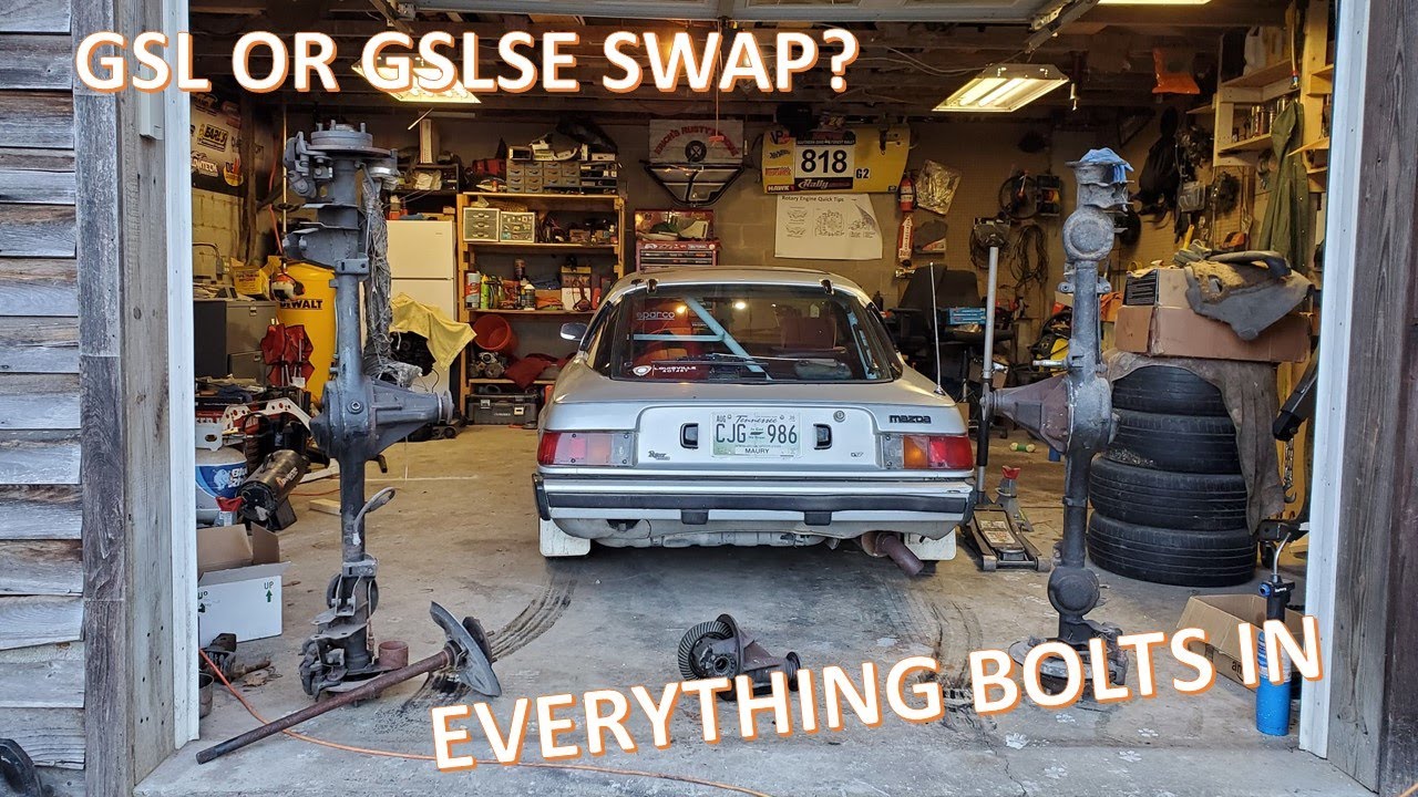 First Gen Rx7 Rear Ends : How to LSD Swap your Axle With No Custom Parts