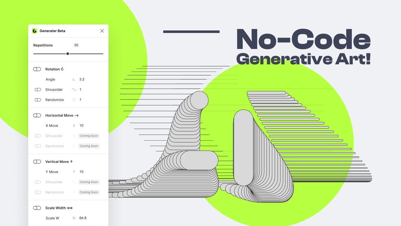 Create no-code generative art in Figma!