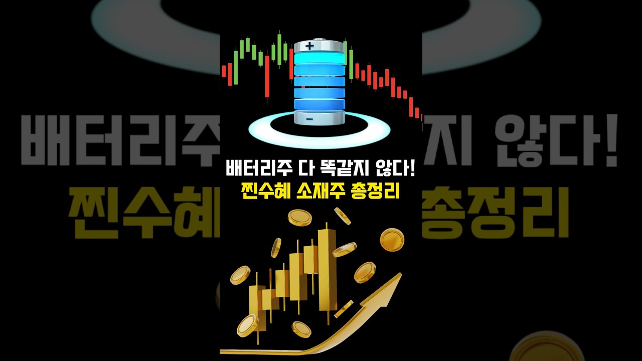 엘앤에프 다음은 이거! 2차전지 필수 소재 대장주 완벽 정리 #배터리소재 #양극재