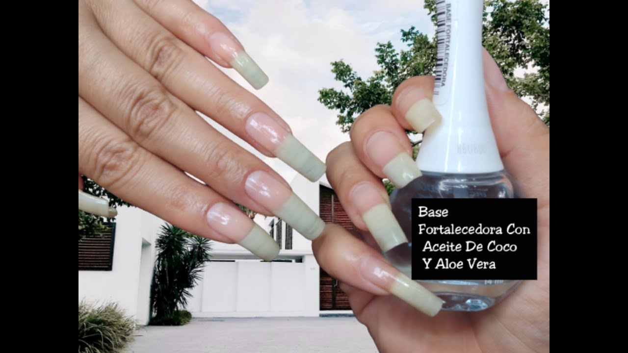 BASE FORTALECEDORA CON ACEITE DE COCO Y ALOE VERA 😱