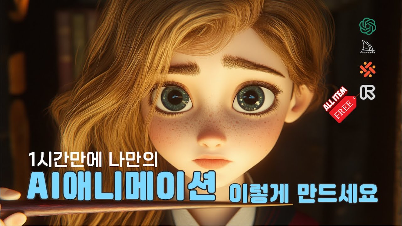 무료 AI로 나만의 3D 애니메이션을 만들 수 있습니다. | midjourney | Runway | Capcut