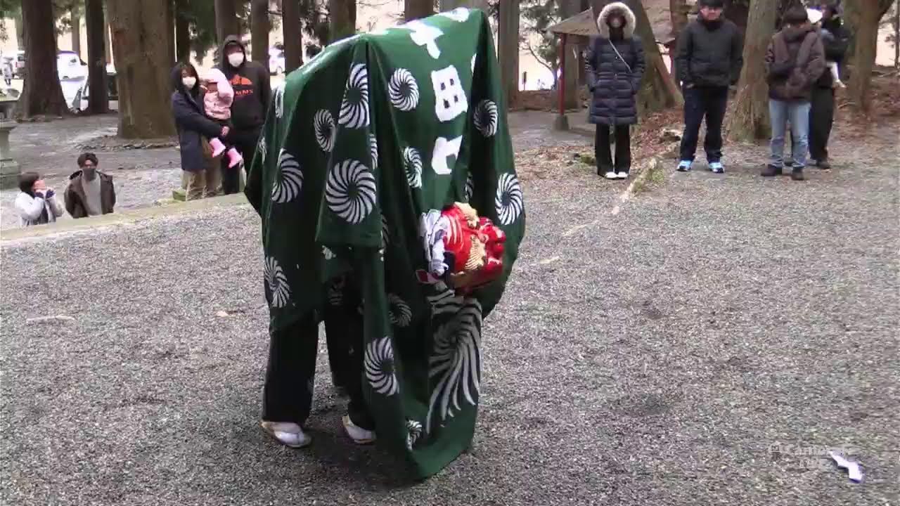 関口神社 初舞