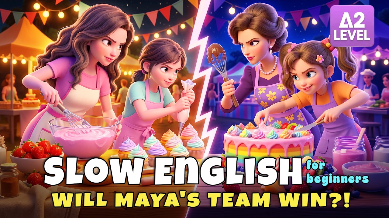 The Chocolate Cooking Battle Got Out of Control! I Slow English Listening for Beginners (A1&ndash;A2)
