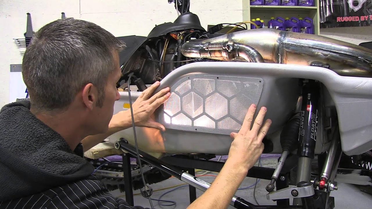 700 Ski Doo mod sled Ep #34 JC's Custom Vent Install! PowerModz!