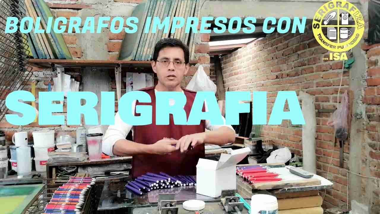 BOLIGRAFOS IMPRESOS* SERIGRAFIZA con ISA