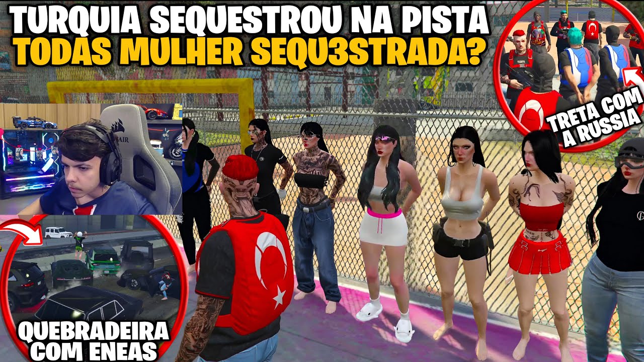 QUEBRADERA COM A TROPA DO F4CAD4 | + TRET4 COM A RÚSSIA | + SEQU3STRO DE MULH3RES NA PISTA!