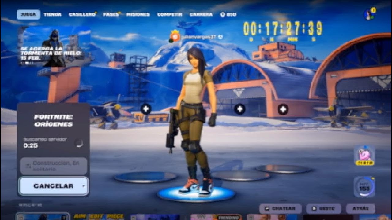 JUGANDO FORTNITE
