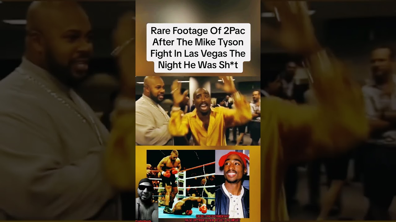 Rare Footage of 2Pac after the Mike Tyson Fight the Night He got Killed