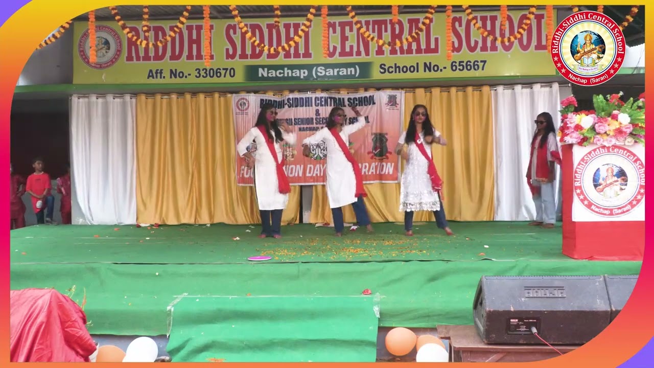 Holi Aayi | Best holi dance by girls Occasion of Riddhi Siddhi Central School 14thFoundation day