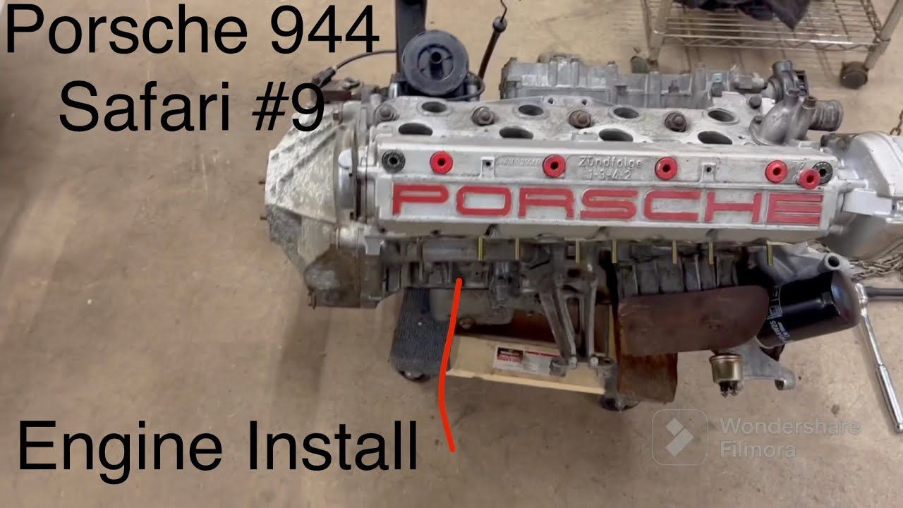 Porsche 944 Safari Build #9 - Engine Install