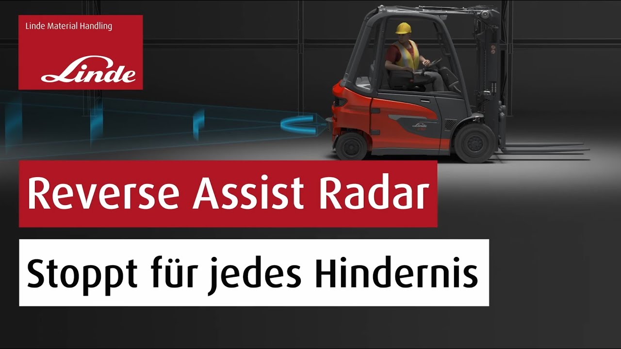 Linde Reverse Assist Radar: Kollisionsschutz beim Rückwärtsfahren