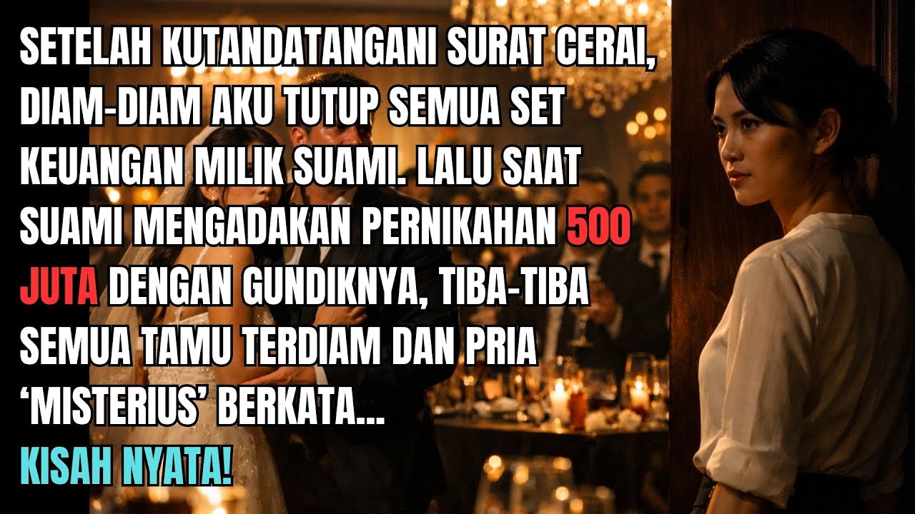 SETELAH KUTANDATANGANI SURAT CERAI, DIAM-DIAM AKU TUTUP SEMUA SET KEUANGAN MILIK SUAMI. LALU...
