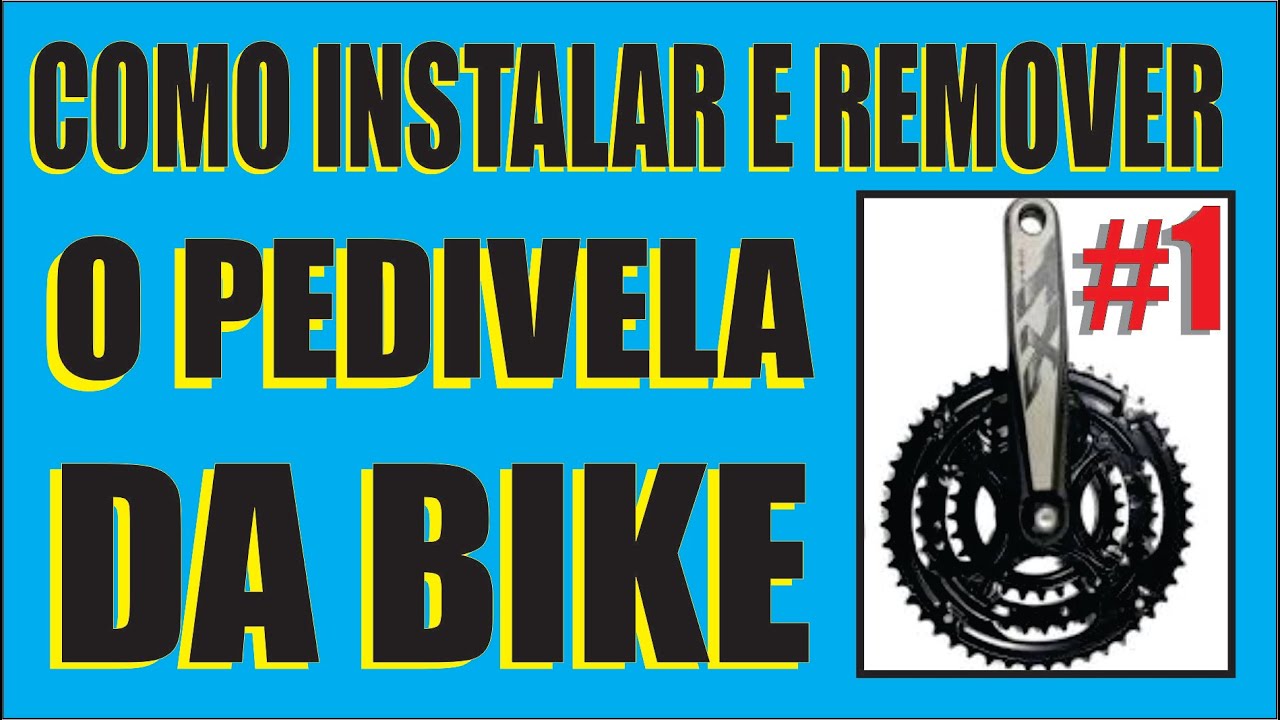 Como instalar e remover o pedivela da BIKE! #1