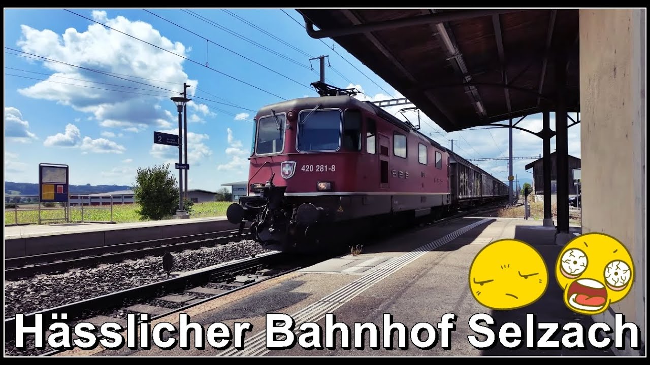 Kleiner hässlicher Bahnhof Selzach | Kanton Solothurn | Schweiz 2024