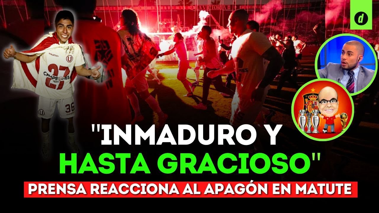 PRENSA INTERNACIONAL reacciona al APAGÓN EN MATUTE | Depor