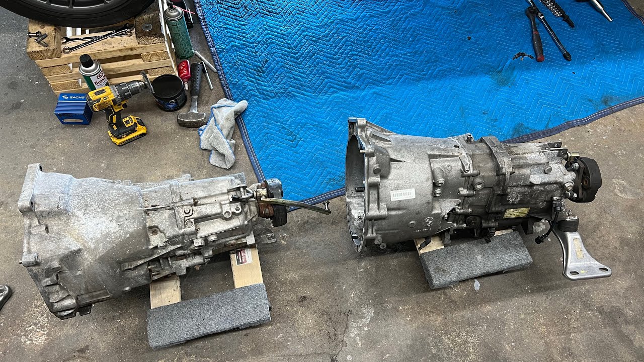 BMW 6 Speed (420g) Transmission Swap into E36 M3 - 5 Speed previously installed.