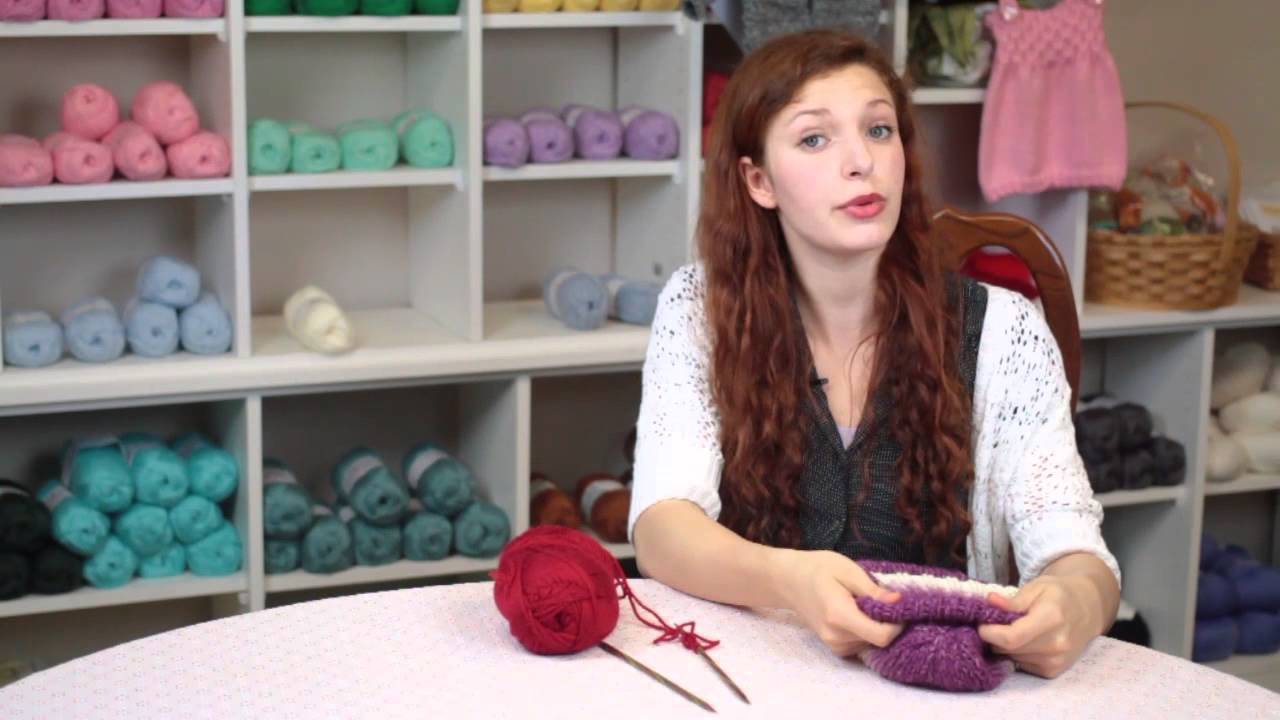 Difference Between Purling & Knitting : Knitting Techniques