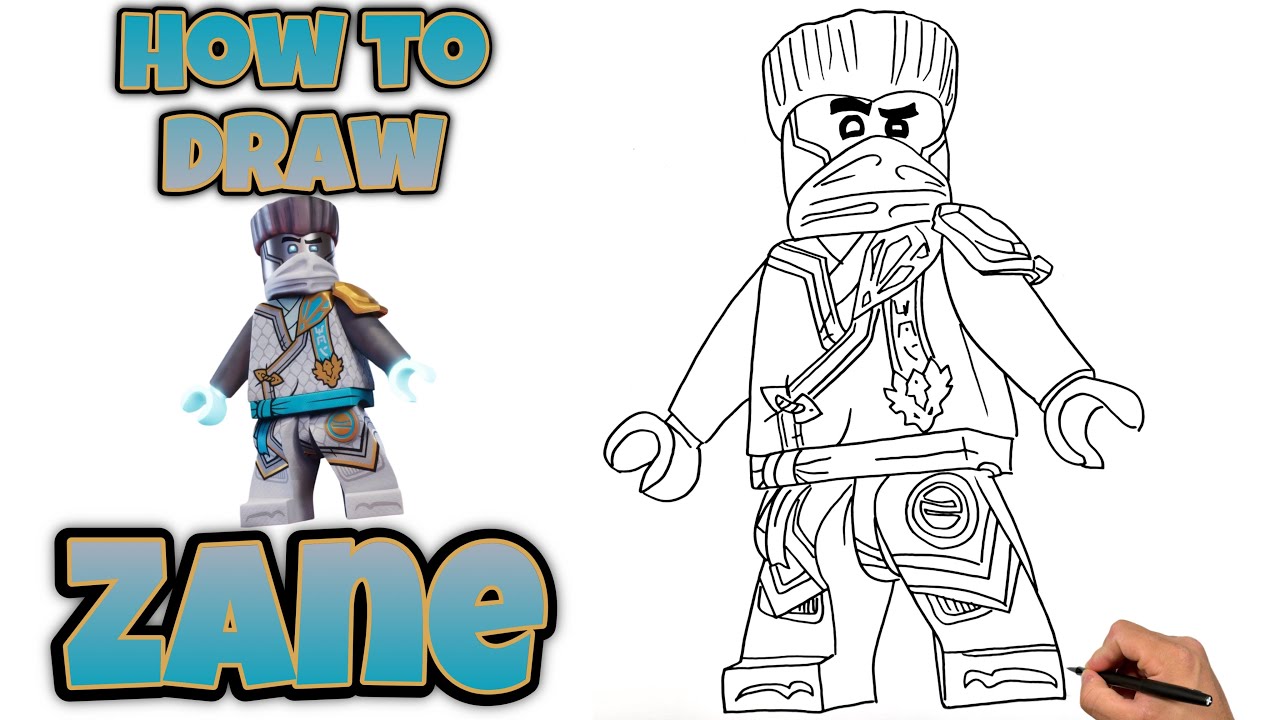 How To Draw ZANE | LEGO NINJAGO #legoninjago #ninjagozane #ninjago #drawing