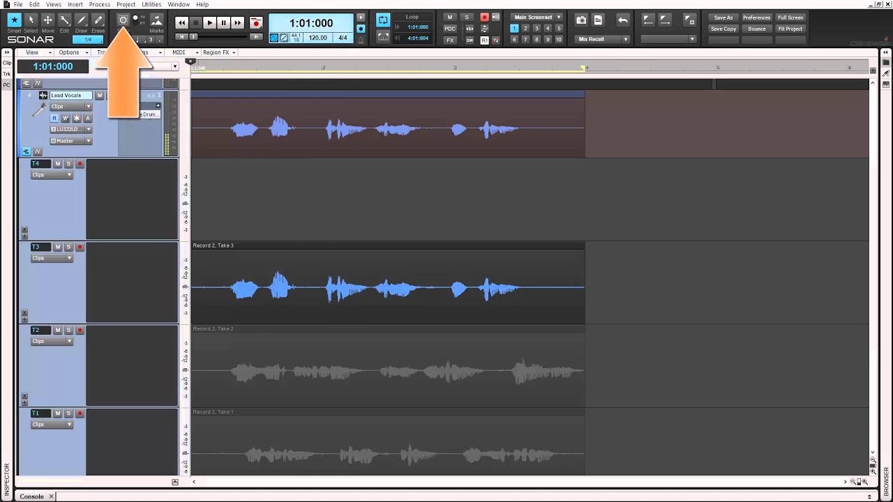 SONAR Get Started: Comping