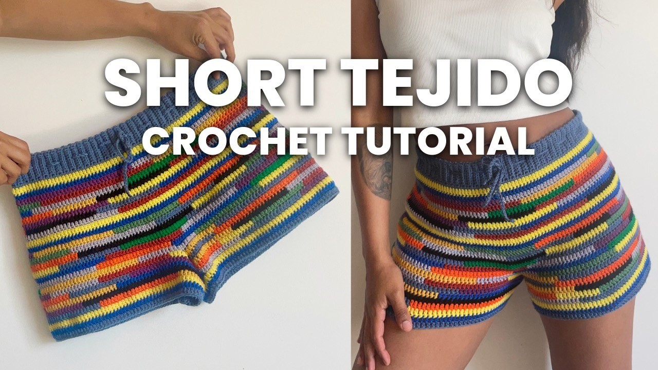De restos de lana a short💡 | Tutorial en crochet Paso a paso