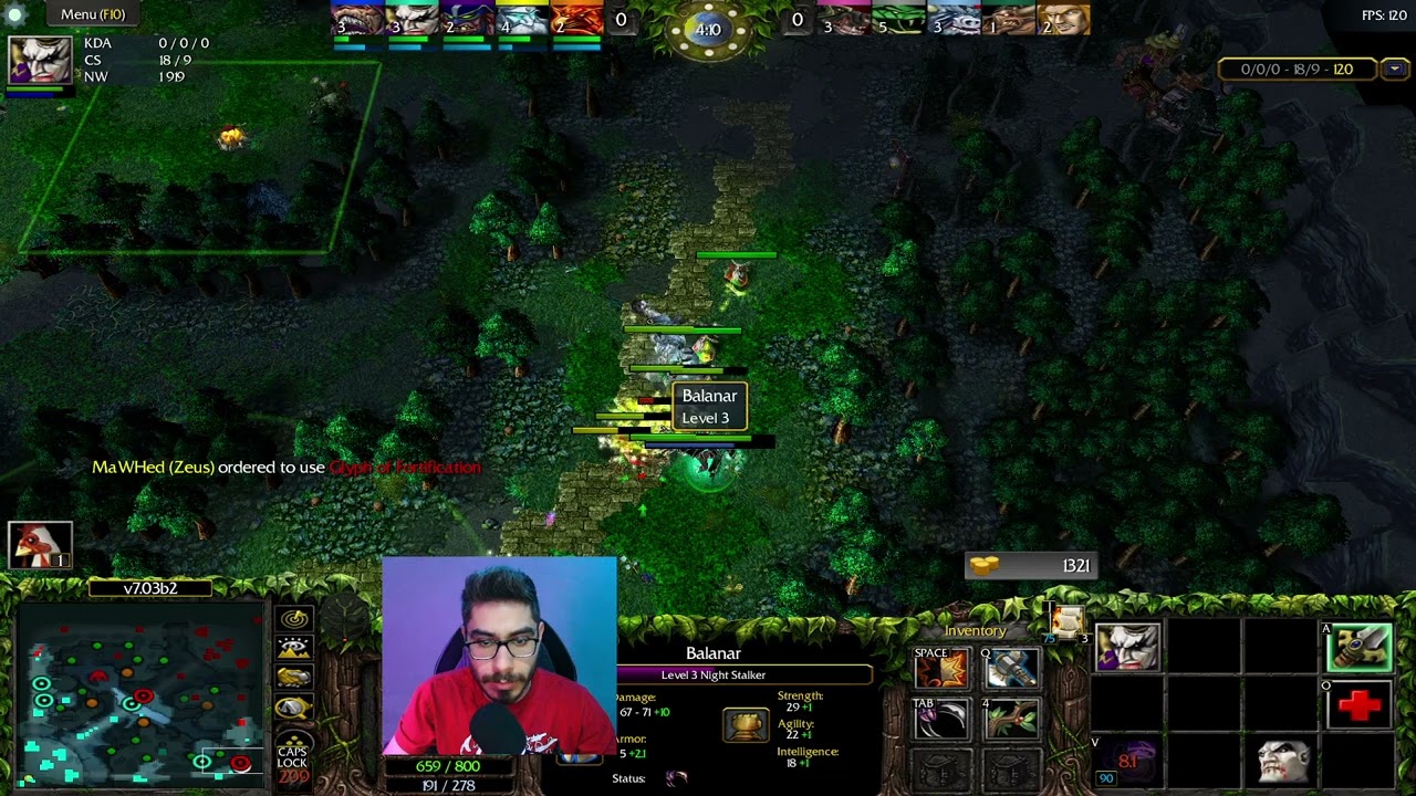 Dota 1 night stalker گیم پلی نایت یا همون اصغر خودمون