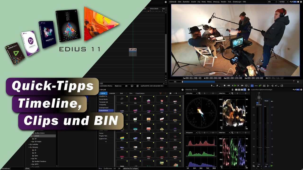 EDIUS - 3 Quicktipps