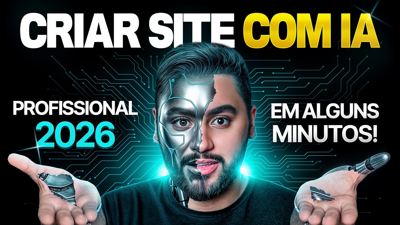O NOVO JEITO de criar um SITE PROFISSIONAL com IA em 2026 (Passo a Passo Completo)