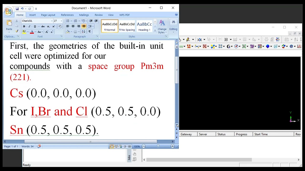 CASTEP code How to build the crystal structure by using CASTEP @CASTEP @Physicsteacher