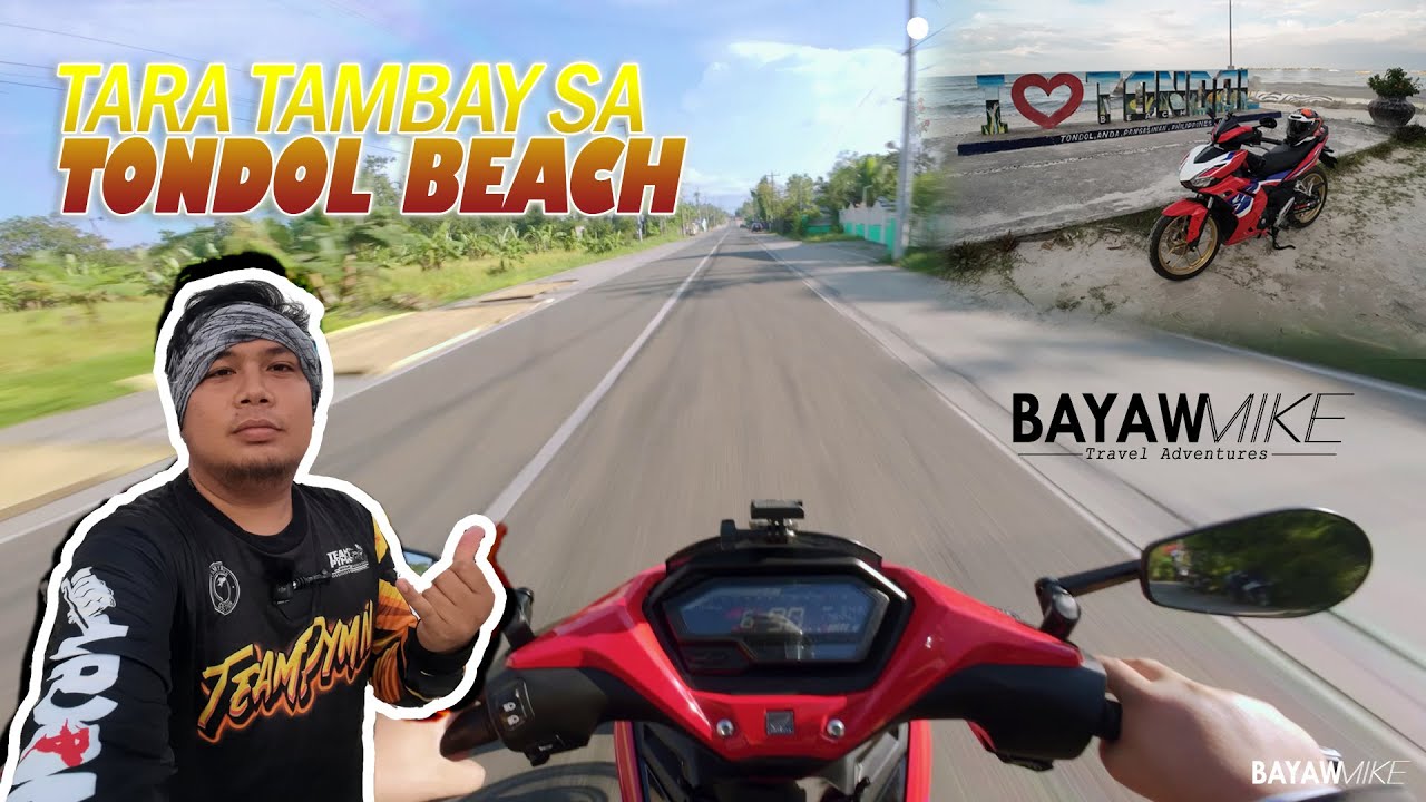 RIDE & CHILL TAYO SA TONDOL BEACH, ANDA, PANGASINAN | HONDA WINNER X 150