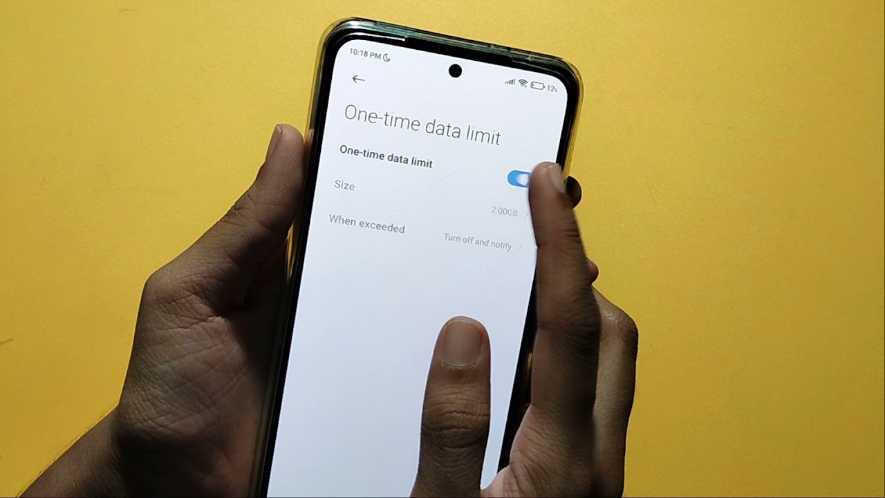 Redmi note 10 lite data limit setting | how to set data limit | data limit kaise off kare