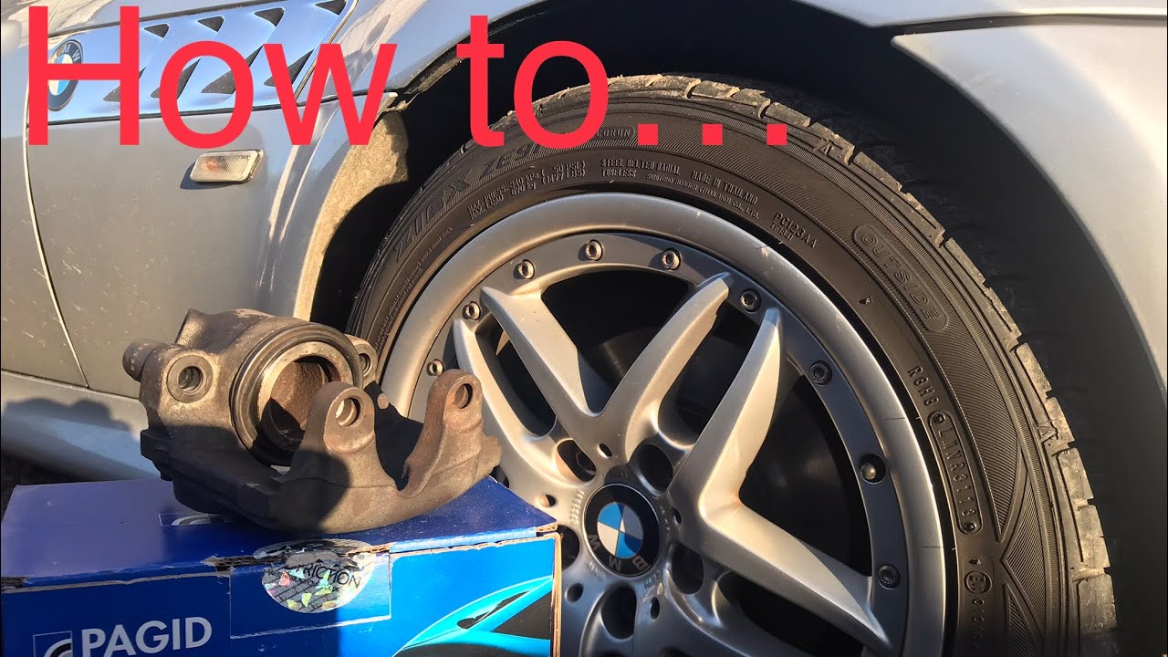 Guide to replacing your brake discs and pads on BMW Z3