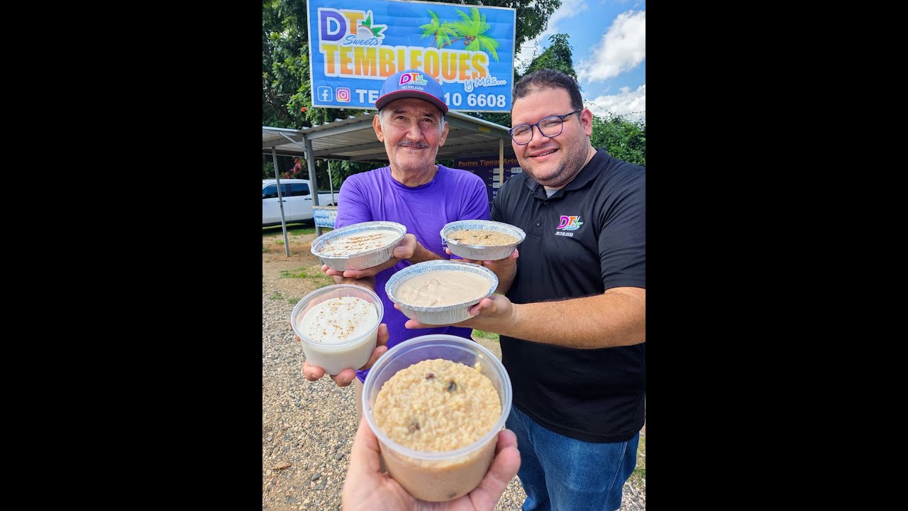 la Mejor Parada 👴🍰 Don Tembleque.. Tiene 70 Años.. Todo lo Cocida EL ❤️🇵🇷 Majarete.. Arroz con Dulce