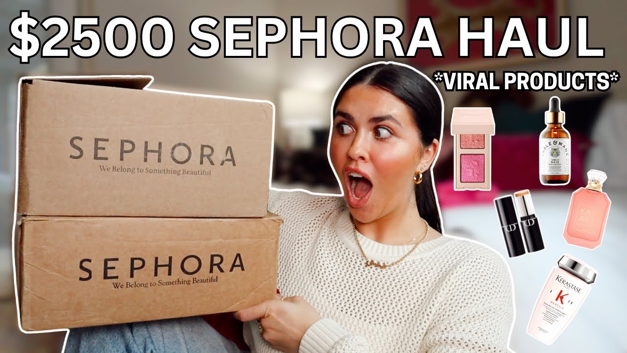 ✨huuugeee✨ sephora haul! |KAYALI, Dior, Kerastasè & more! *2025*