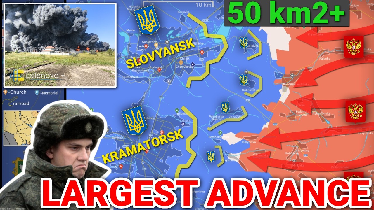 Largest Advance Of The Year: 70km&sup2; Shift Near Kramatorsk [2 August 2026]