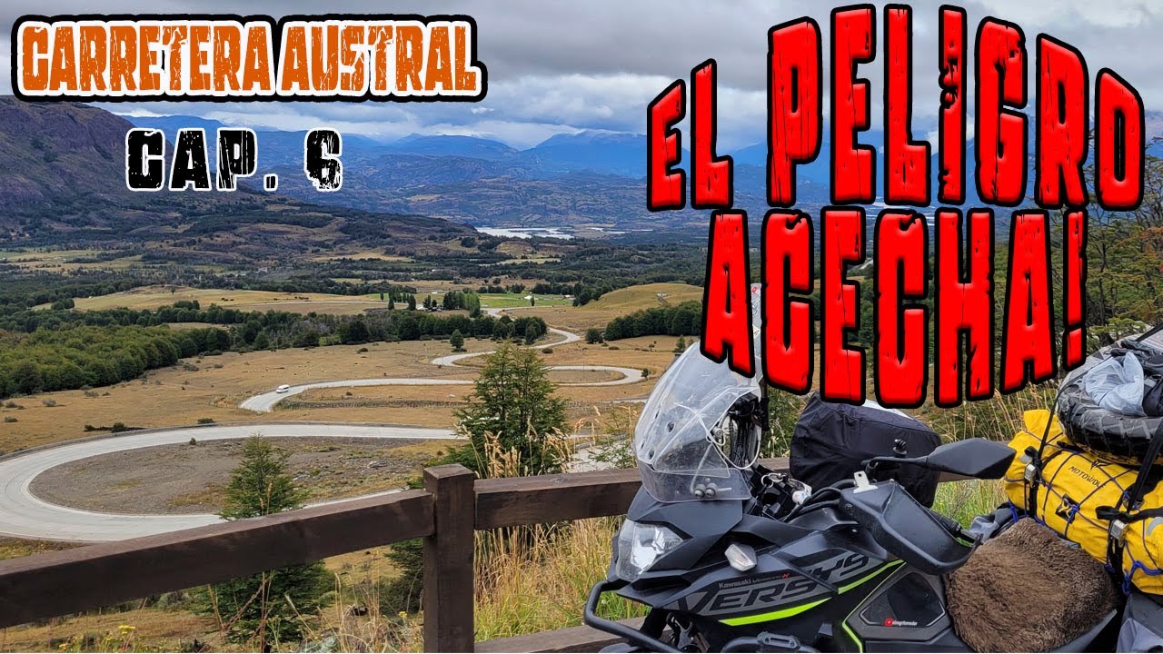 CARRETERA AUSTRAL en MOTO 🏍 CUESTA QUEULAT 
