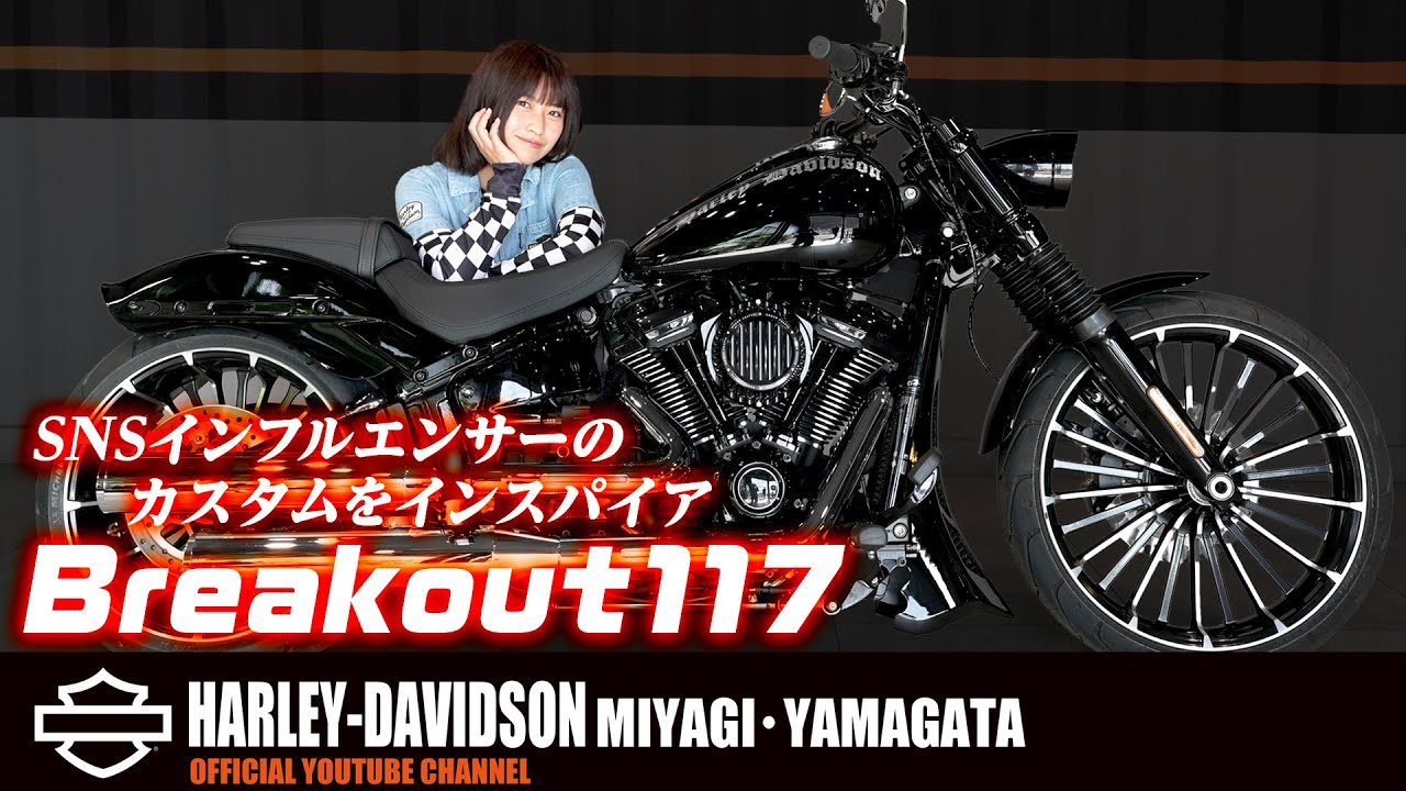 【ハーレーダビッドソン】人気のブレイクアウトをブラックアウトカスタム！（ハーレー/Harley-Davidson/宮城/仙台/東北）