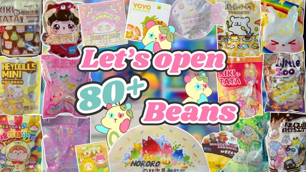 80+ BEAN UNBOXING!! *♡* OPENING A RIDICULOUS AMOUNT OF BEANS LOL!!