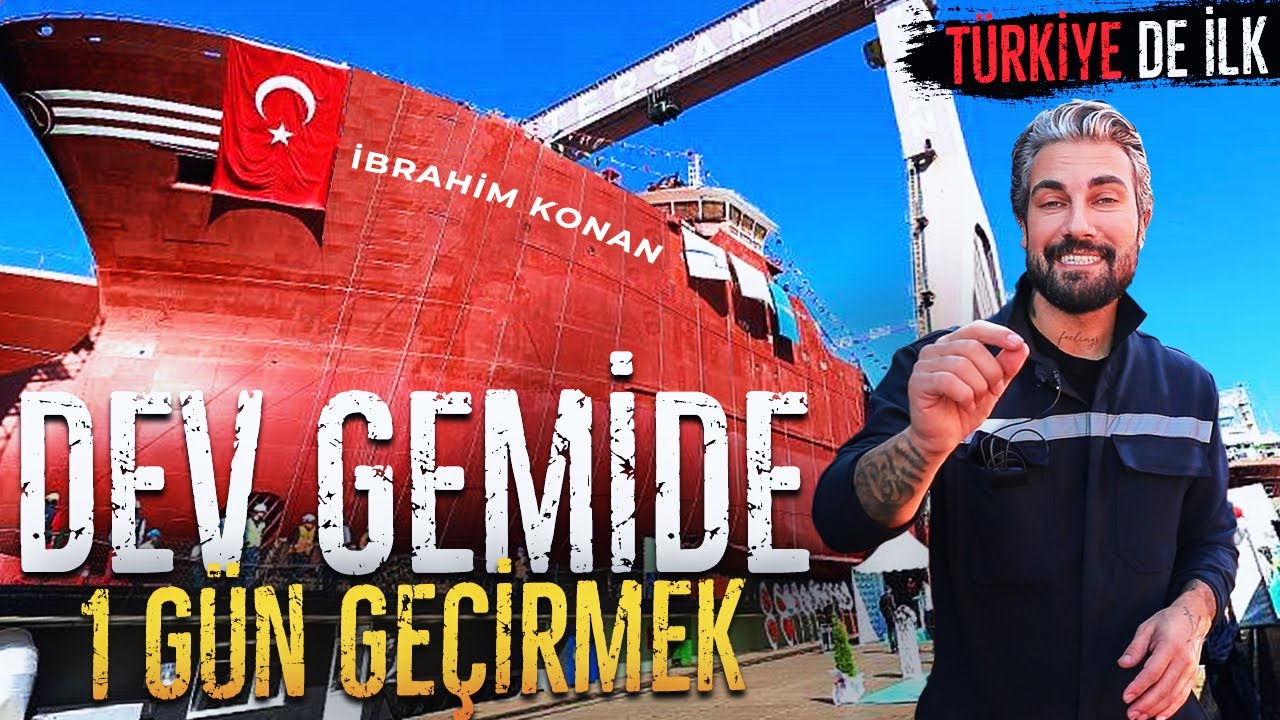 DEV GEMİDE 1 GÜN GEÇİRMEK! 🤯 | TÜRKİYE'DE İLK!