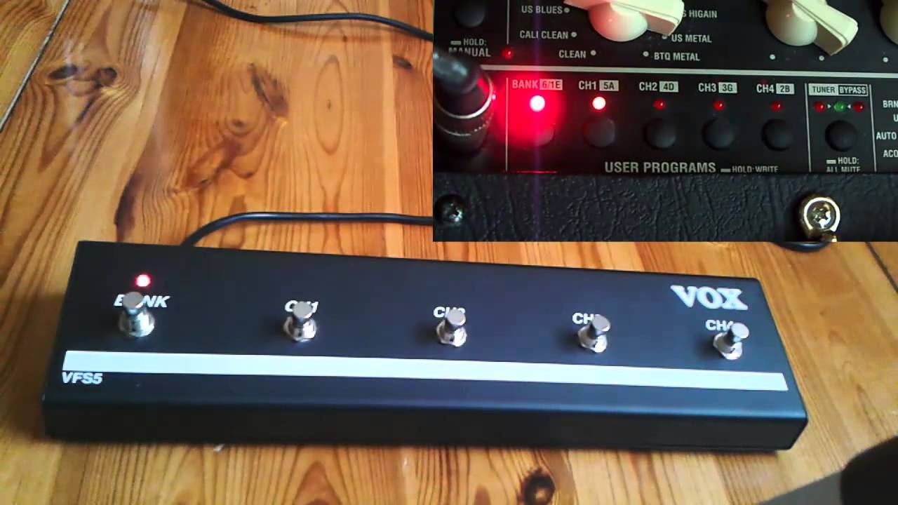 Footswitch Vox VFS-5 Test PL