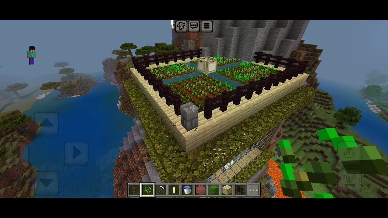 Epic Rooftop Farm in Minecraft! 🌿🚜 | Ultimate House Upgrade #minecraft