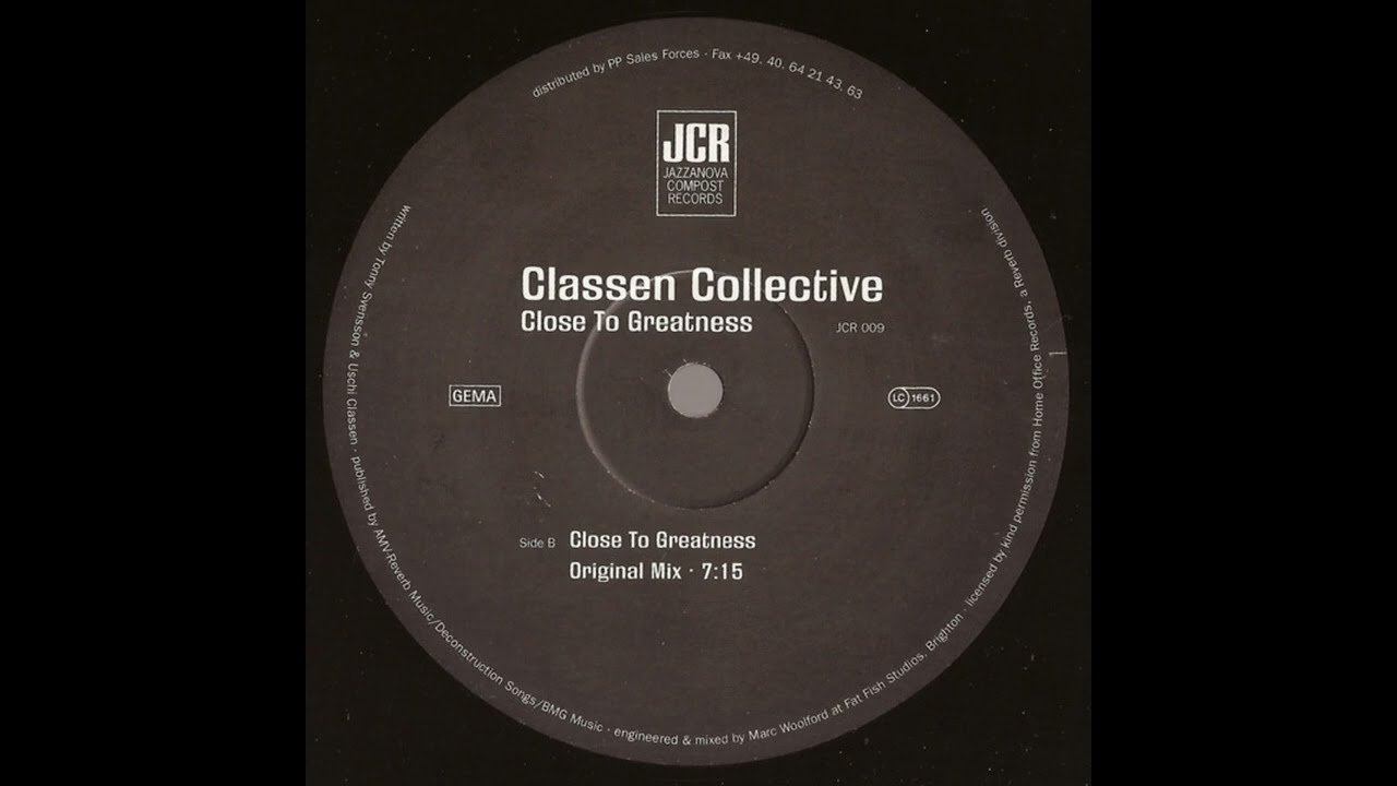 Classen Collective  -  Close To Greatness (Original Mix)